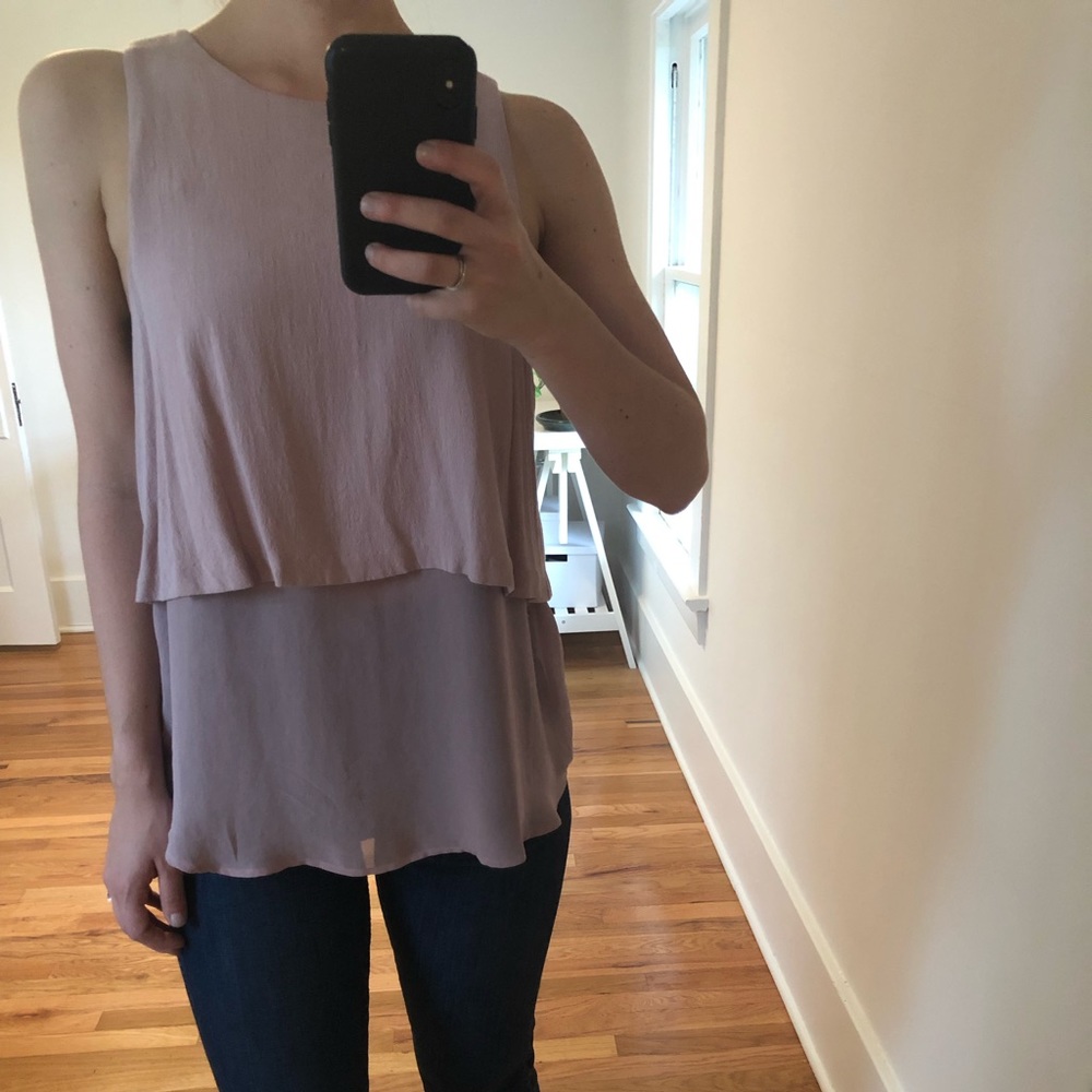 Pale Pink Dress Top
